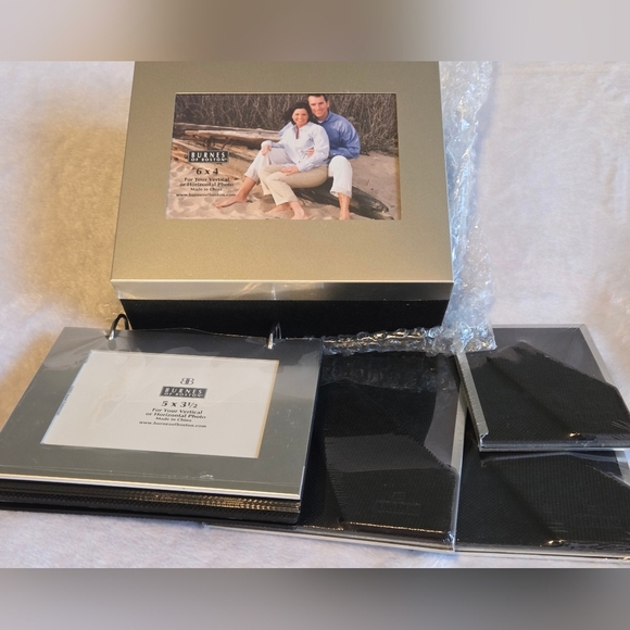 Photo Box Frame And Album Set 5 Pc Burnes Of Boston - Picture 4 of 7